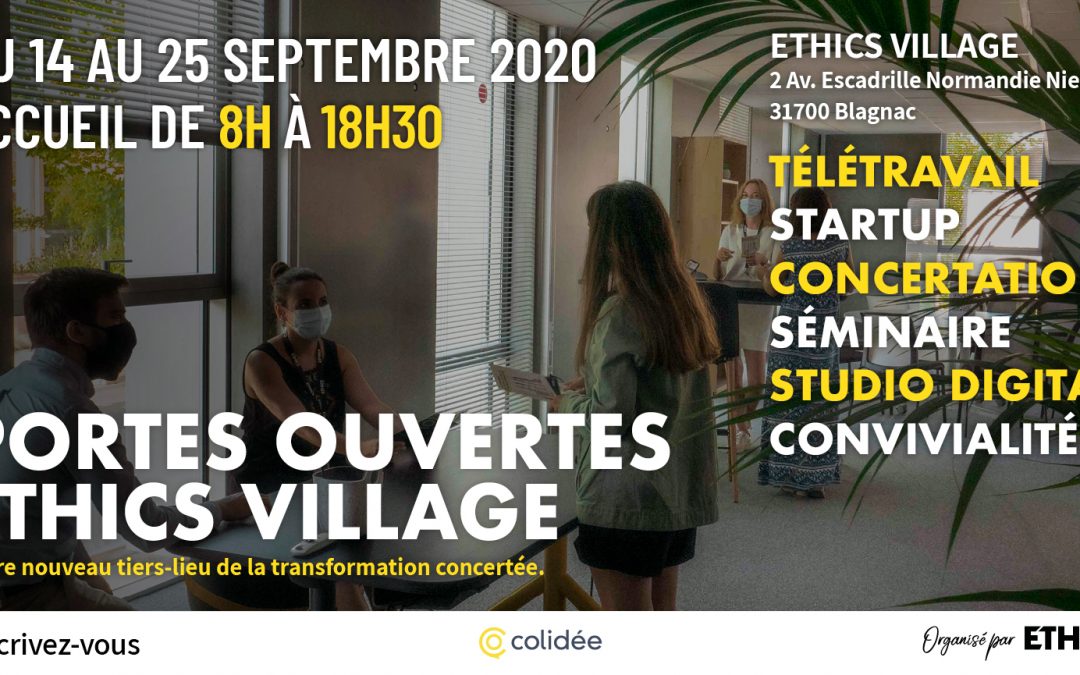 14-25 septembre 2020 – L’Ethics Village vous ouvre ses portes !